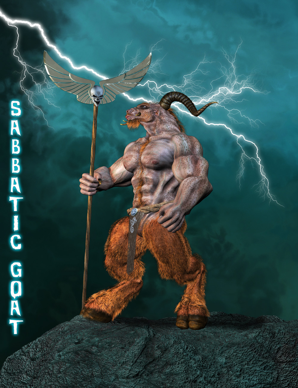 Genesis Sabbatic Goat by: midnight_stories, 3D Models by Daz 3D