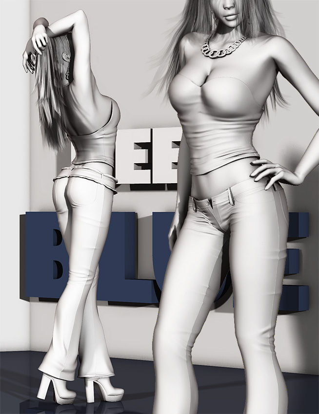 Deep Blue by: Pretty3D, 3D Models by Daz 3D