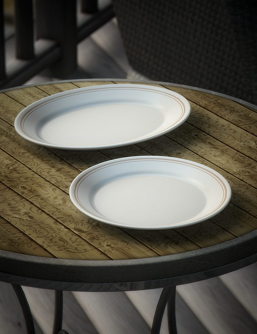 Diner Tableware | Daz 3D