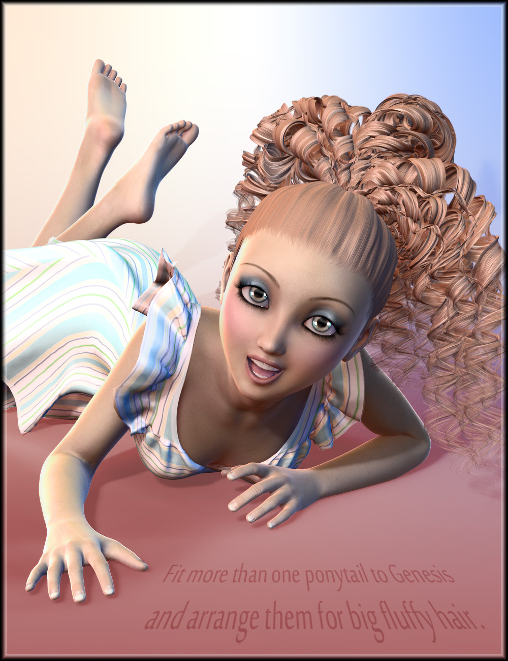 Hairdresser Modular Hair by: WillDupreMAB, 3D Models by Daz 3D