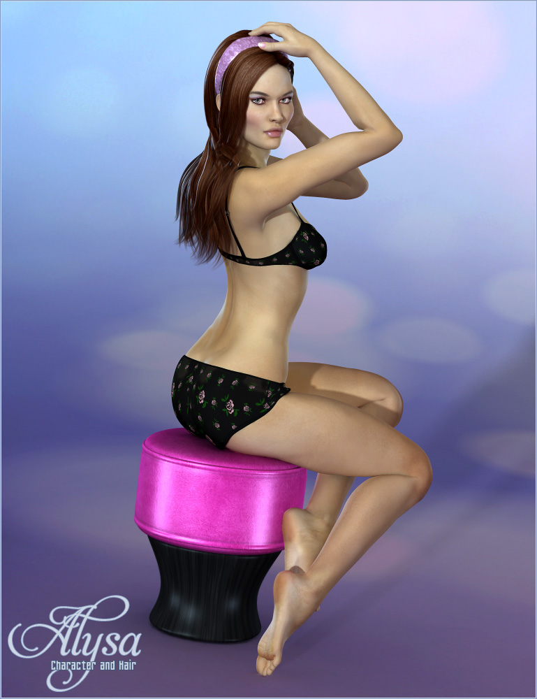 Alysa Character and Hair Alysa Character and Hair by: Valea, 3D Models by Daz 3D