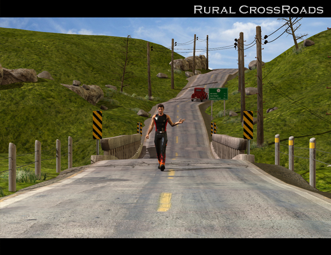 Rural Crossroads by: FirstBastion, 3D Models by Daz 3D