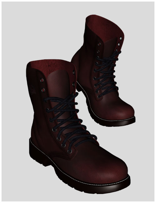 Cute3D Combat Boots | Daz 3D