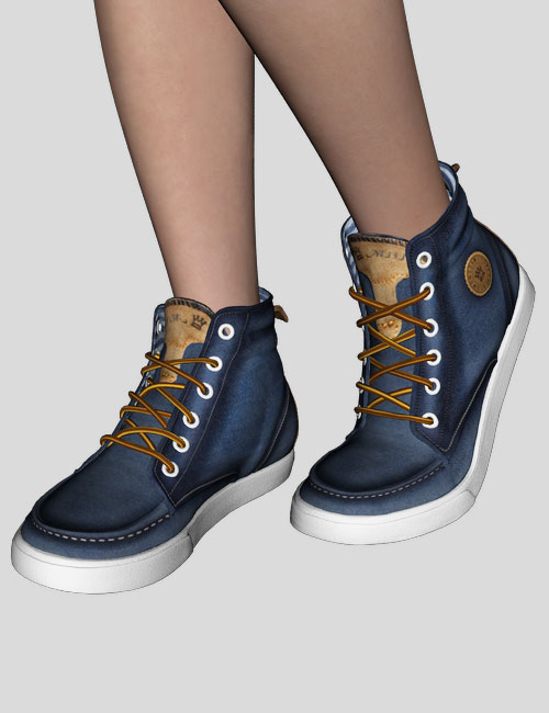 Cute3D High Tops Cute3D High Tops by: Cute3D, 3D Models by Daz 3D