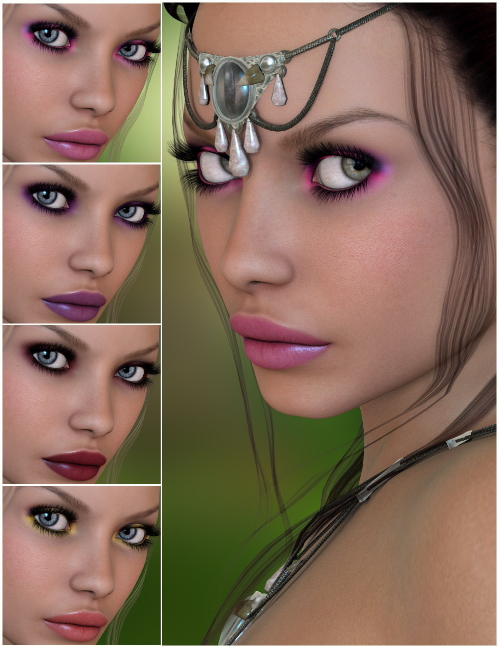 Megan for Victoria 4.2 and Genesis by: Belladzines, 3D Models by Daz 3D