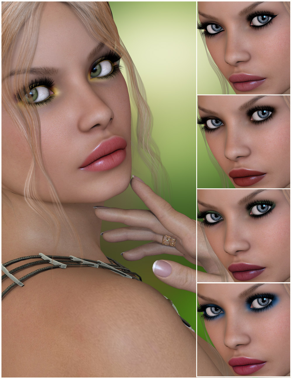 Megan for Victoria 4.2 and Genesis by: Belladzines, 3D Models by Daz 3D