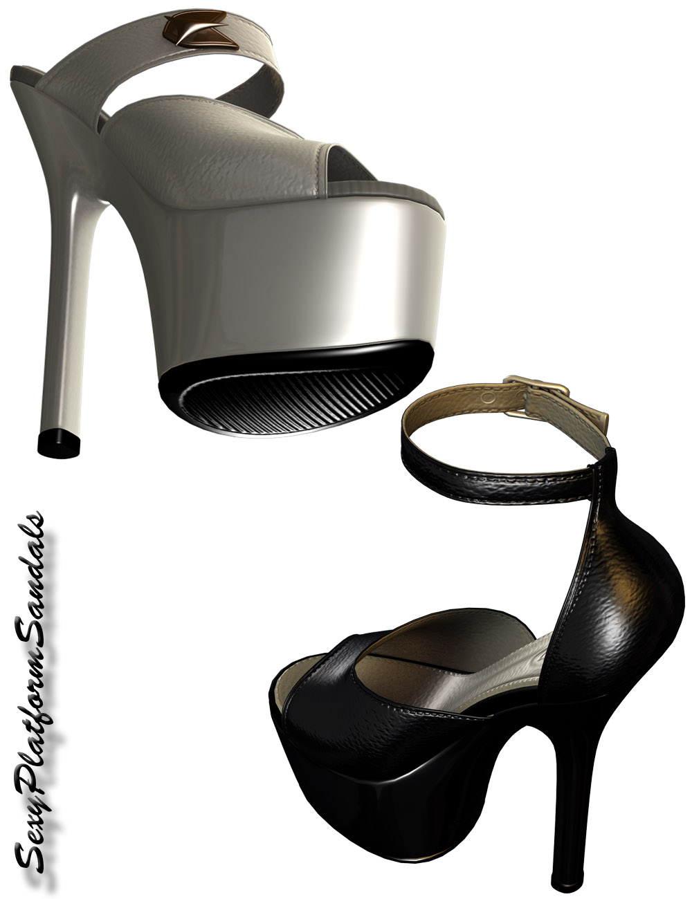 Sexy Platform Sandals by: dx30, 3D Models by Daz 3D