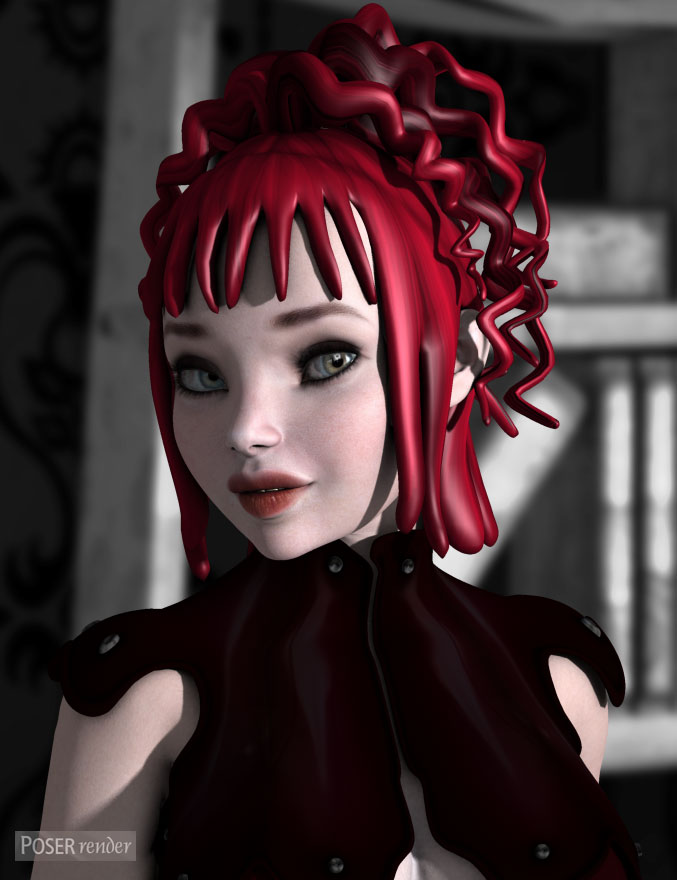 Ophelia Hair by: AprilYSH, 3D Models by Daz 3D