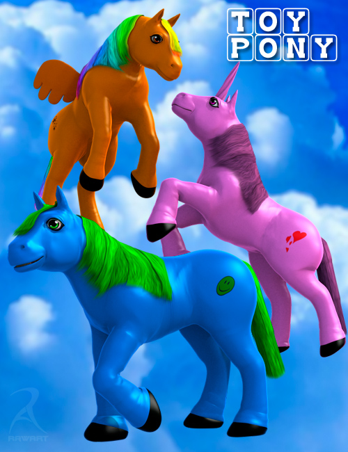 The Toy Pony by: RawArt, 3D Models by Daz 3D
