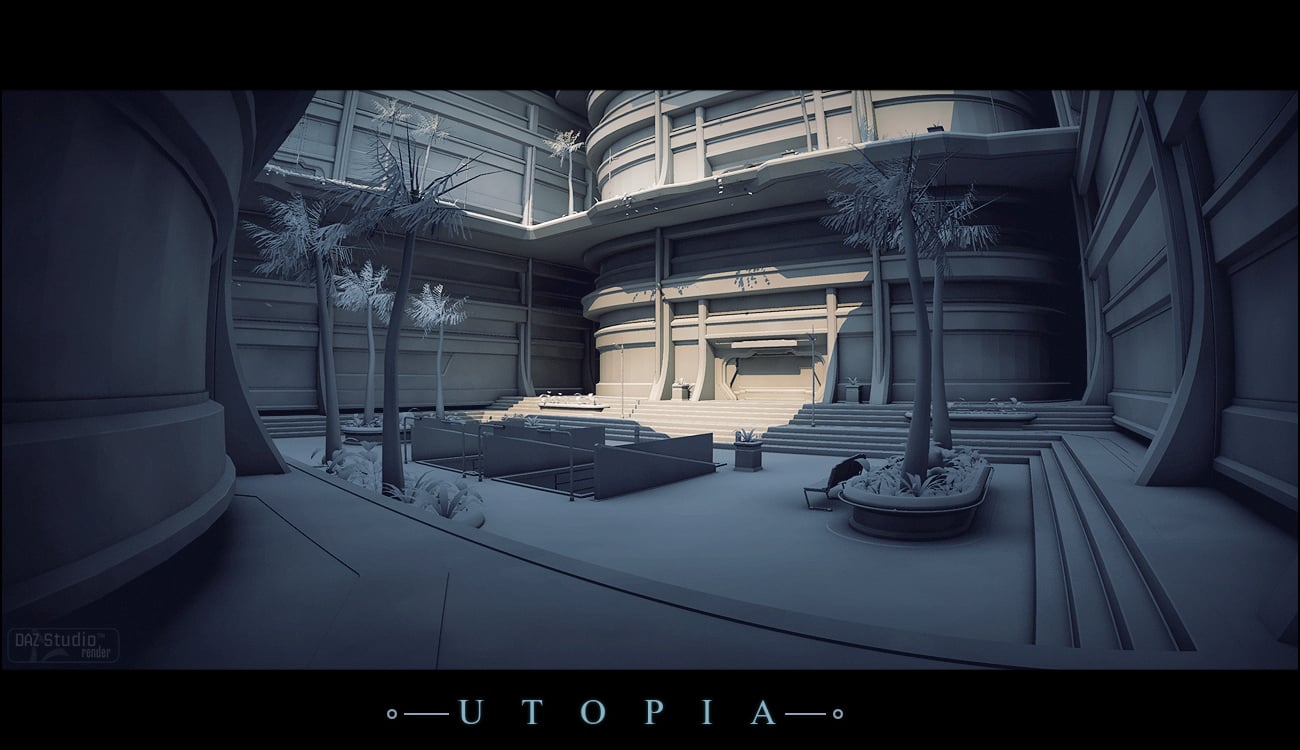 Utopia Labs by: Stonemason, 3D Models by Daz 3D