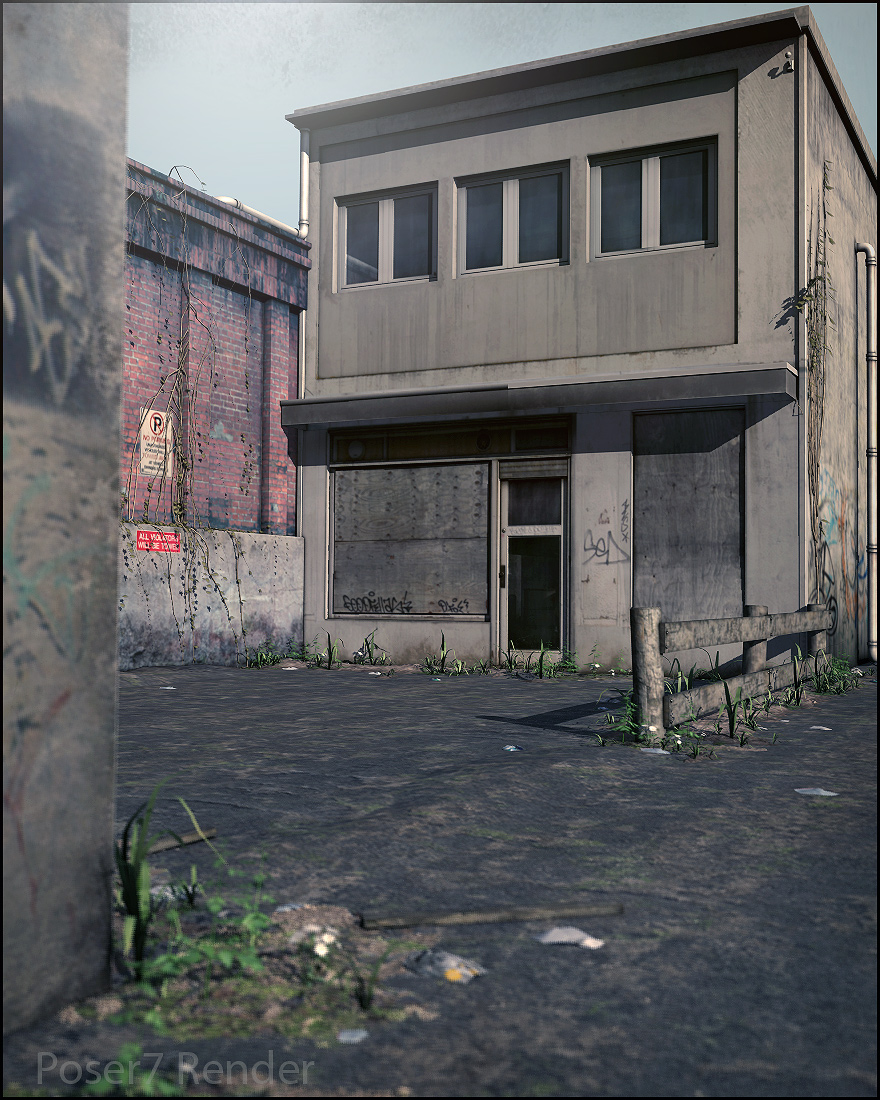 Derelict Corners Urban Derelict Corners Urban by: Stonemason, 3D Models by Daz 3D