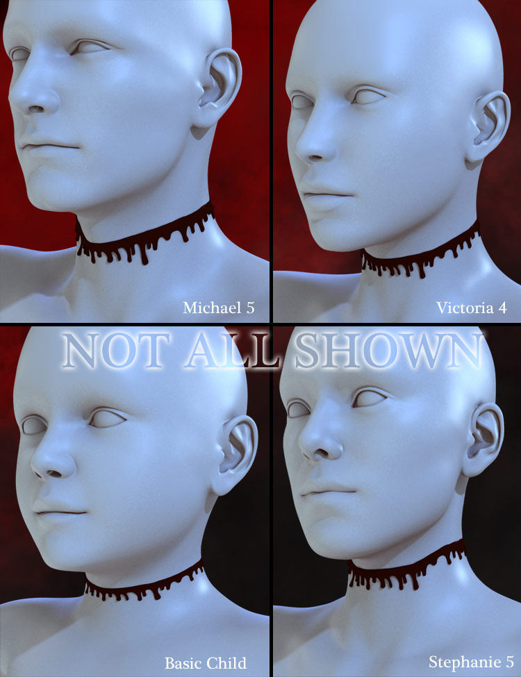 Bijoux Macabre for Genesis by: bucketload3d, 3D Models by Daz 3D