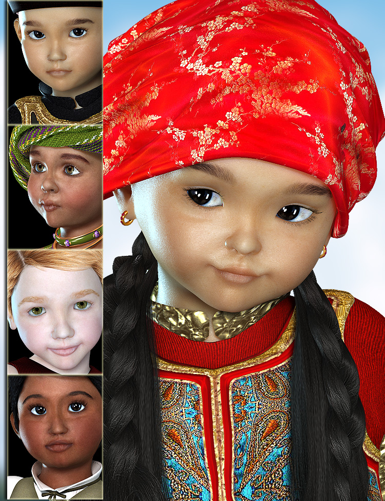 Children of the World Children of the World by: Virtual_World, 3D Models by Daz 3D