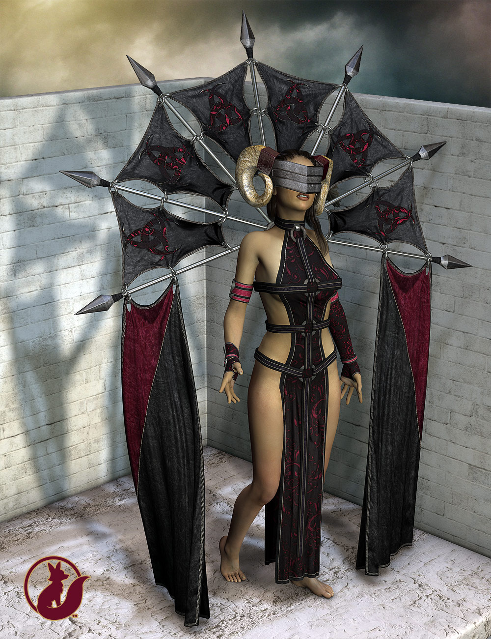 Bloodmage by: Lady Littlefox, 3D Models by Daz 3D