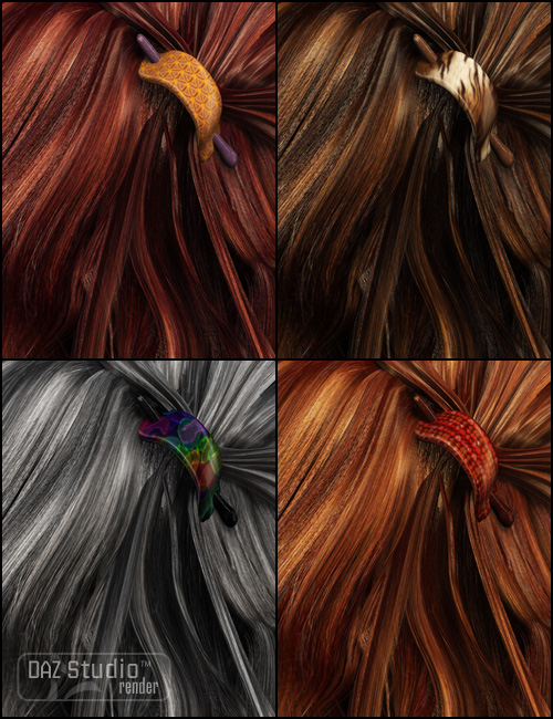 Colors for Georgina Hair by: goldtassel, 3D Models by Daz 3D