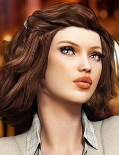 Georgina Hair for Genesis by: goldtassel, 3D Models by Daz 3D