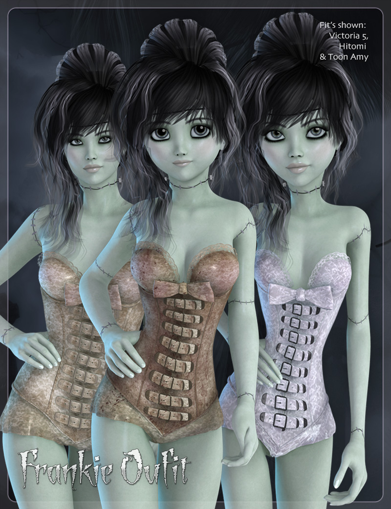 Frankie Outfit Frankie Outfit by: JessaiiDemonicaEvilius, 3D Models by Daz 3D