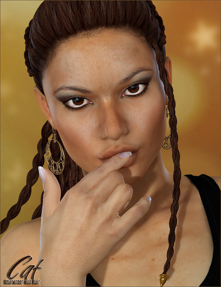 Cat Character and Hair Cat Character and Hair by: Valea, 3D Models by Daz 3D