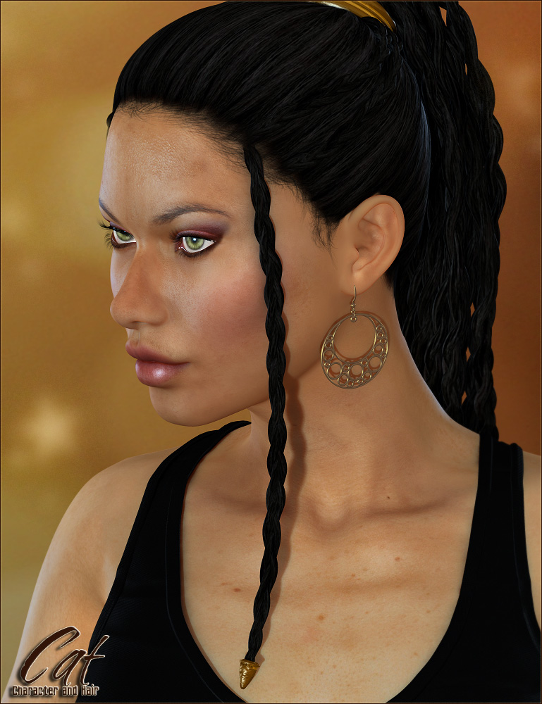 Cat  Character and Hair by: Valea, 3D Models by Daz 3D