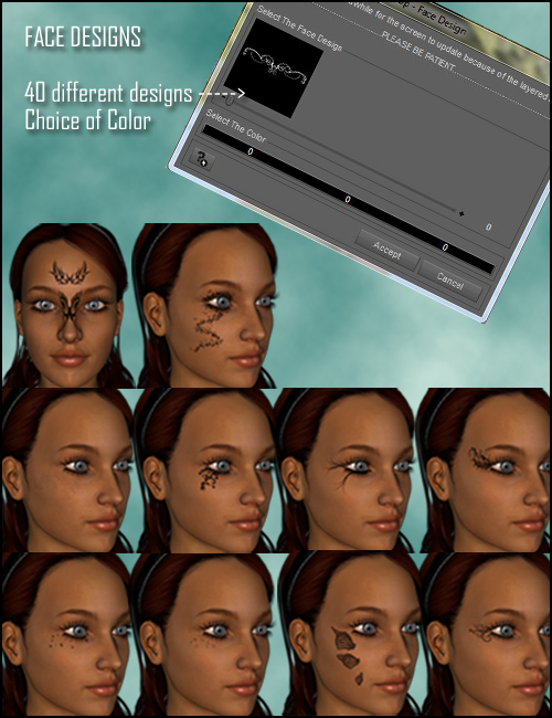 Instant Rainbow of Makeup Instant Rainbow of Makeup by: DraagonStorm, 3D Models by Daz 3D