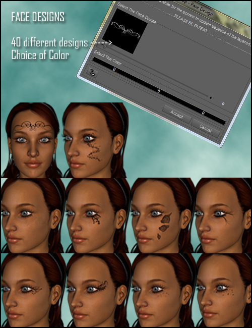 Instant Rainbow of Makeup Instant Rainbow of Makeup by: DraagonStorm, 3D Models by Daz 3D