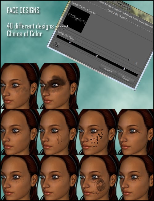 Instant Rainbow of Makeup Instant Rainbow of Makeup by: DraagonStorm, 3D Models by Daz 3D