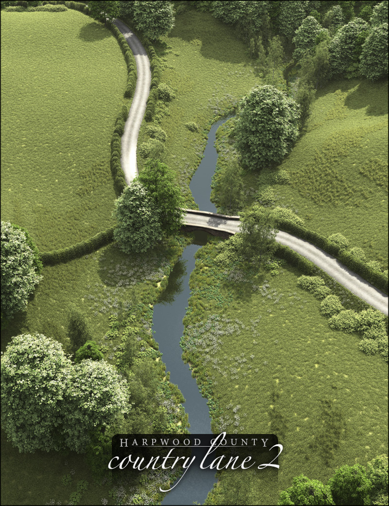 Country Lane 2 by: HowieFarkes, 3D Models by Daz 3D