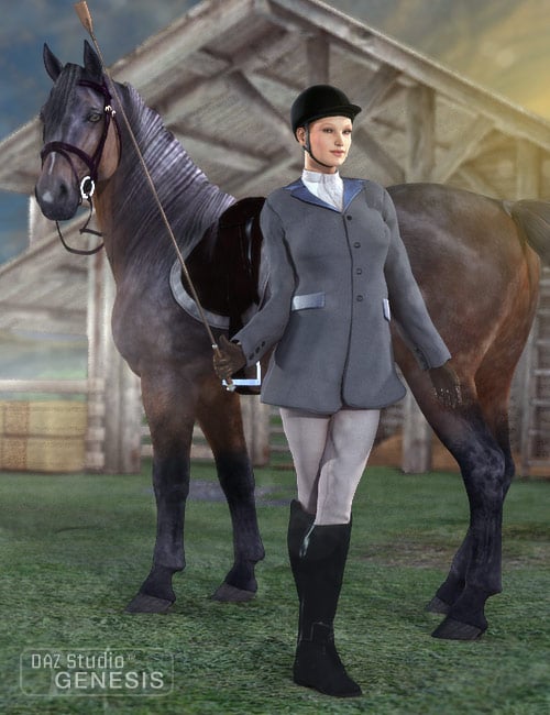 Riding Habit Riding Habit by: MarieahSickleyield, 3D Models by Daz 3D