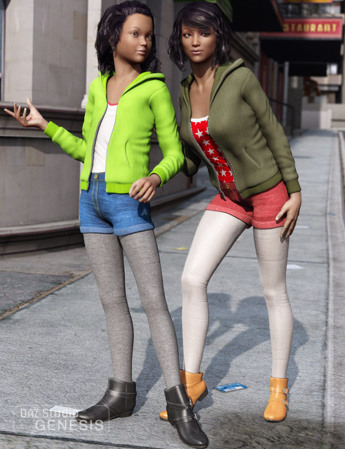 Mall Girl for Genesis by: Dogz, 3D Models by Daz 3D