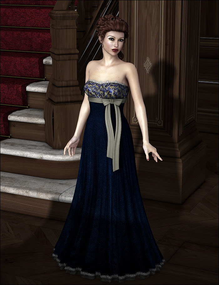 Sash Gown Textures by: Sarsa, 3D Models by Daz 3D