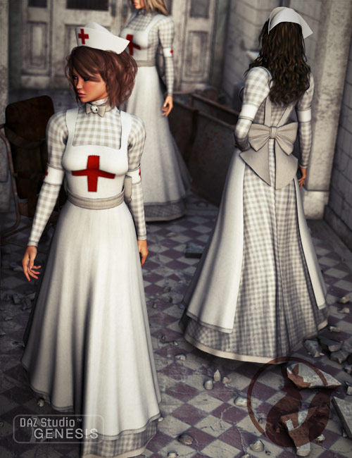 Victorian Nurse Victorian Nurse by: Lady LittlefoxSarsa, 3D Models by Daz 3D