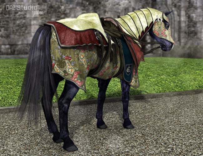 Ceremonial Horse Armor Ceremonial Horse Armor by: Barbara BrundonSarsa, 3D Models by Daz 3D