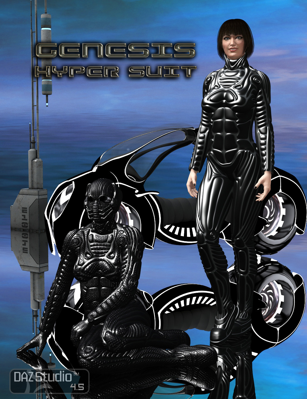 Genesis Hyper Suit by: midnight_stories, 3D Models by Daz 3D