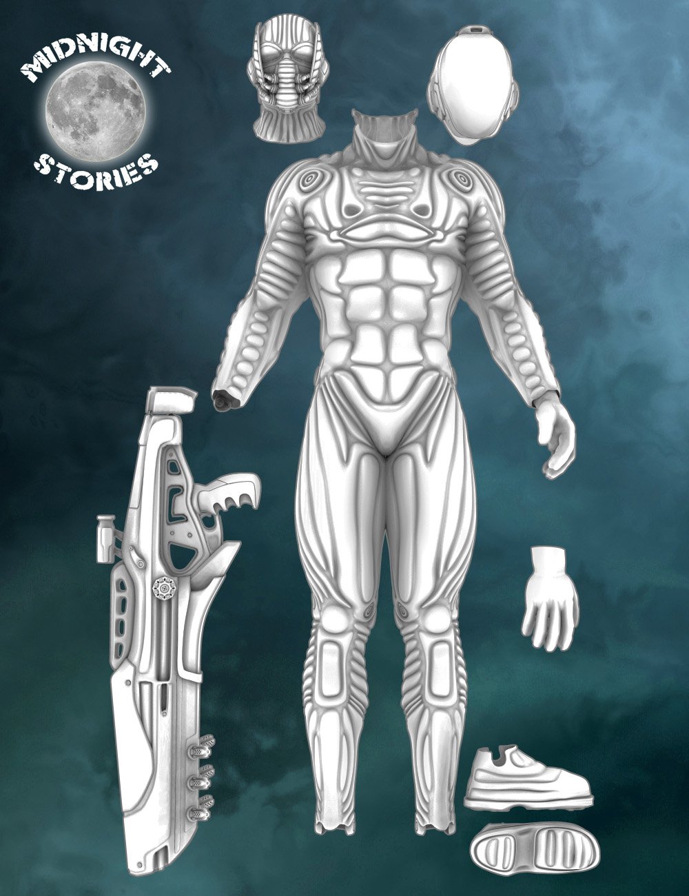 Genesis Hyper Suit Genesis Hyper Suit by: midnight_stories, 3D Models by Daz 3D