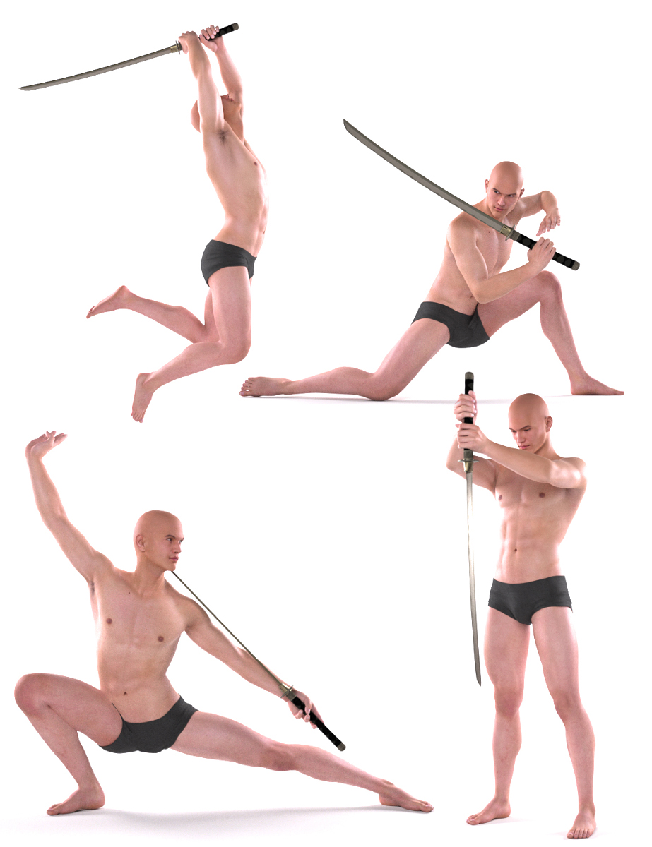 M5 Poses: 03 Sword M5 Poses: 03 Sword by: Shimuzu, 3D Models by Daz 3D