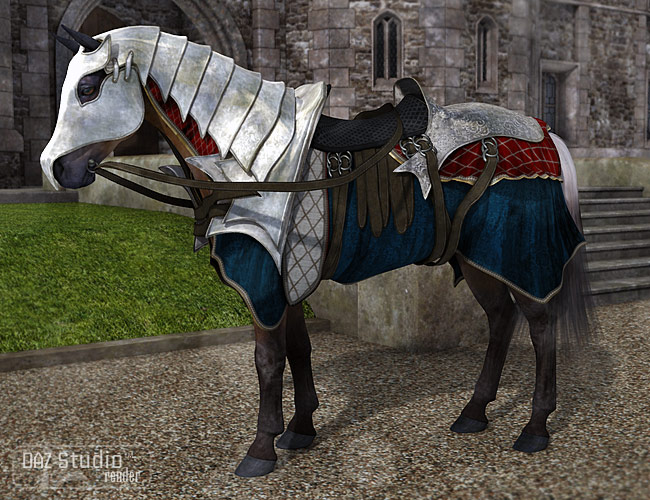 Ceremonial Horse Armor Textures by: Sarsa, 3D Models by Daz 3D