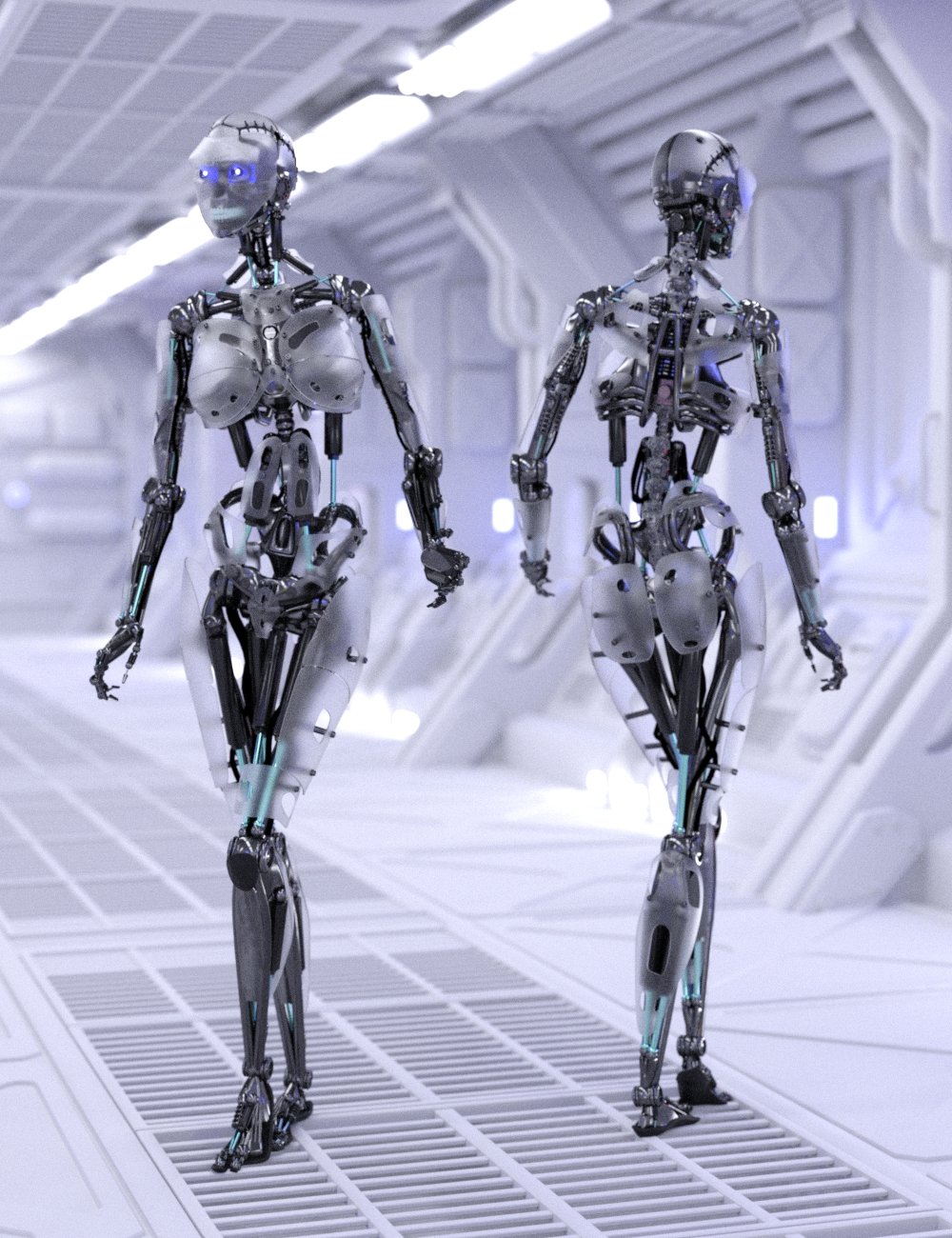 Cyborg Version 4 by: DzFire, 3D Models by Daz 3D