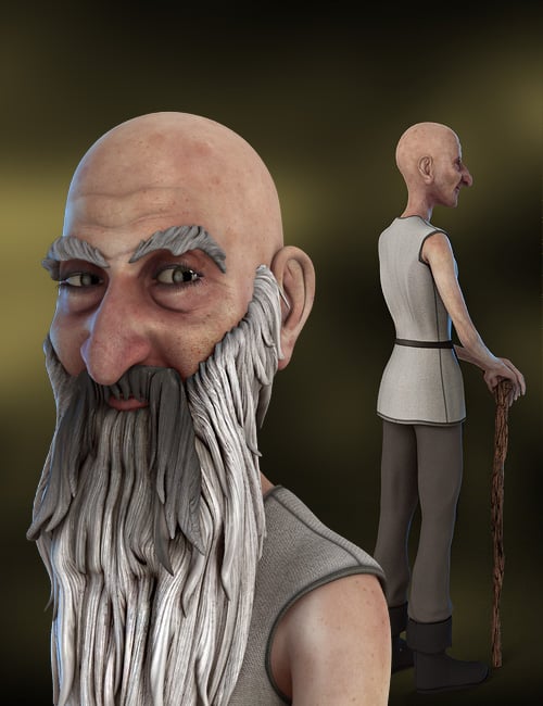 Old Man Rex for Genesis Character by: 3D Universe, 3D Models by Daz 3D
