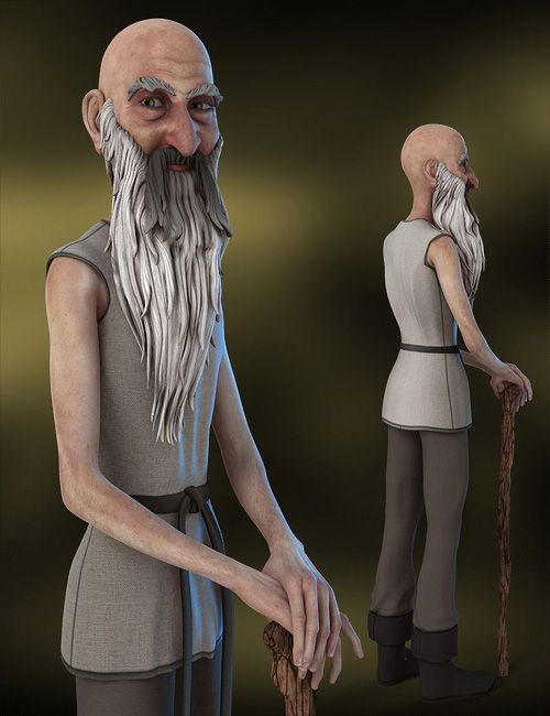 Old Man Rex for Genesis Character by: 3D Universe, 3D Models by Daz 3D