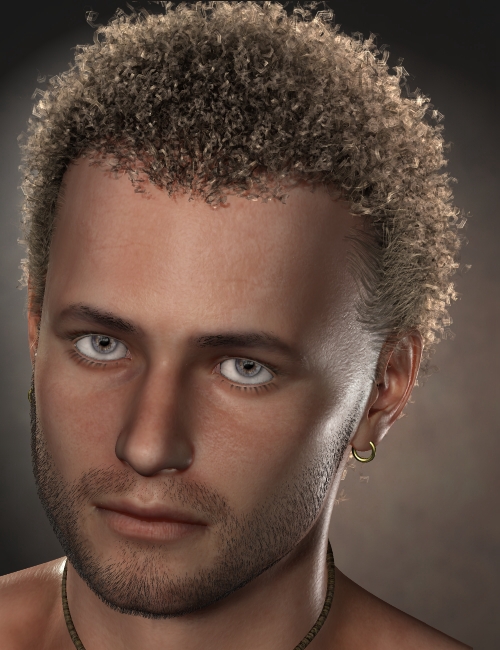 Paul Hair for Genesis and M4 by: Neftis3D, 3D Models by Daz 3D