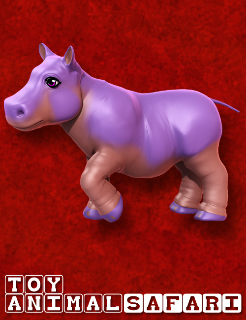 Toy Animals Safari by: RawArt, 3D Models by Daz 3D