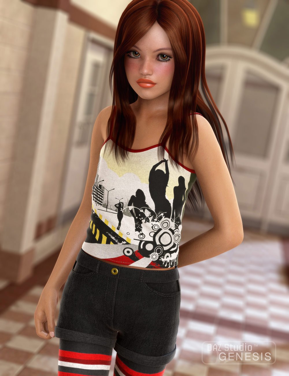 3d Teen Young