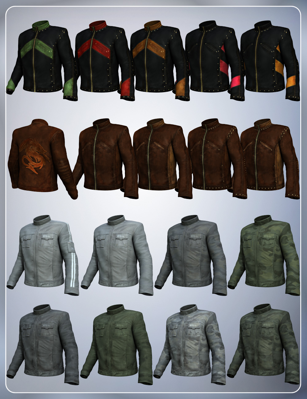 Leather Jacket Expansion by: smay, 3D Models by Daz 3D