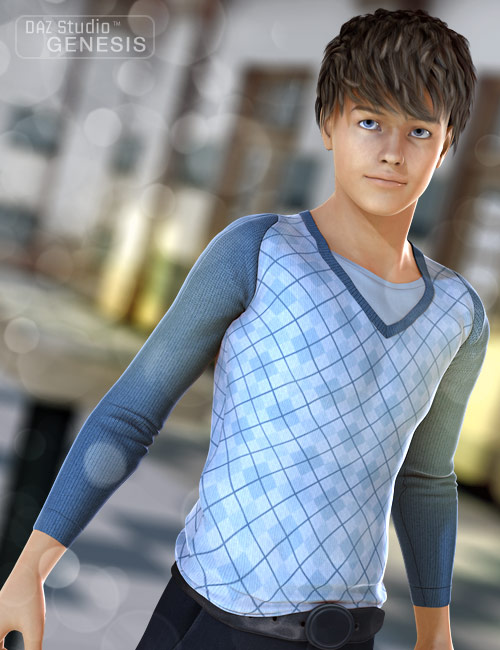 Real Deal for Real Feel Pullover by: bucketload3d, 3D Models by Daz 3D