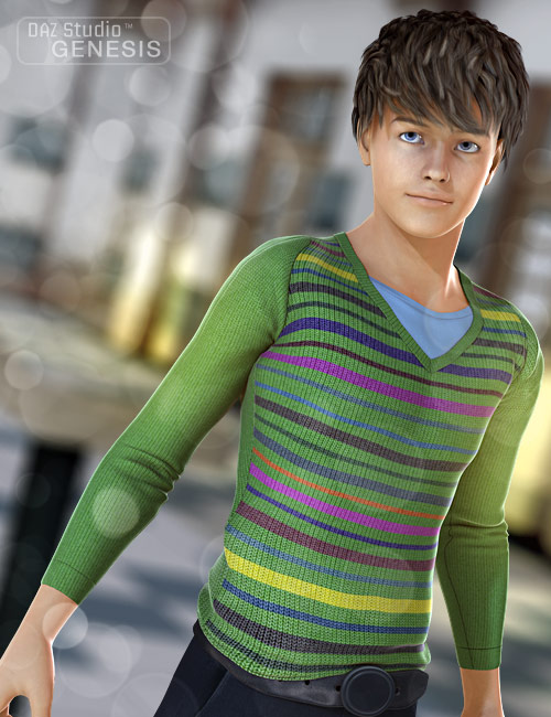 Real Deal for Real Feel Pullover by: bucketload3d, 3D Models by Daz 3D