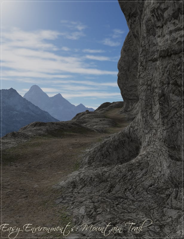 Easy Environments Mountain Trail by: Flipmode, 3D Models by Daz 3D