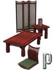 Japonism Furniture by: , 3D Models by Daz 3D