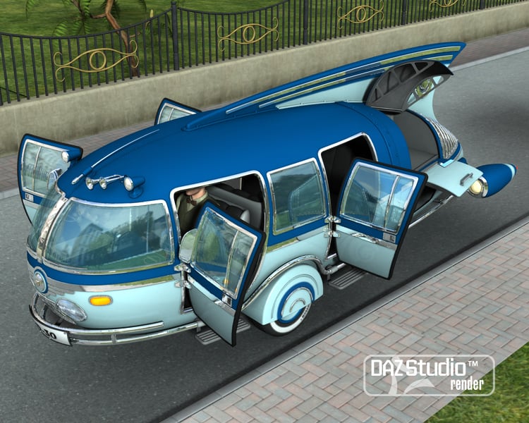 Bus Maxis by: petipet, 3D Models by Daz 3D