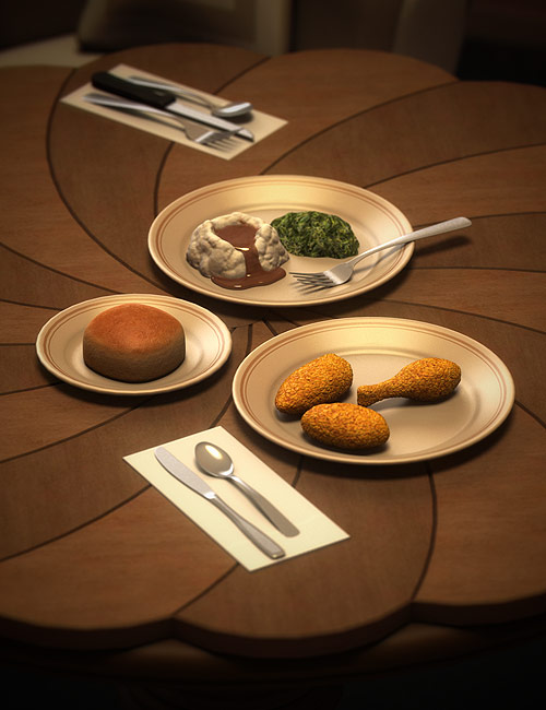 Diner Food 3 by: blondie9999, 3D Models by Daz 3D