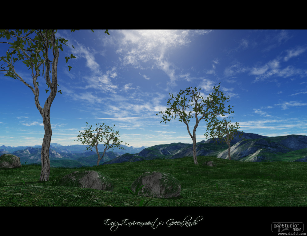 Easy Environments Greenlands by: Flipmode, 3D Models by Daz 3D